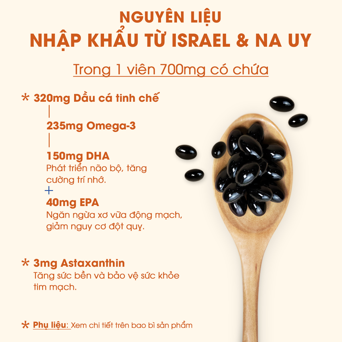 Viên uống Omega 3 Astaxathin hỗ trợ Tim Mạch